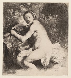 お風呂のダイアナ 作： Rembrandt van Rijn