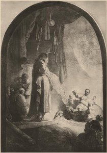 ラザロの復活 作： Rembrandt van Rijn