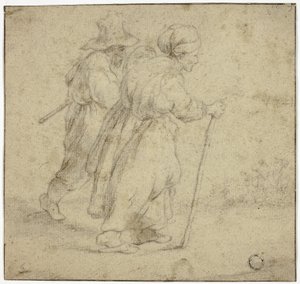 老夫婦 作： Rembrandt van Rijn