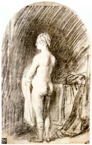 17世紀の女性のヌード 作： Rembrandt van Rijn
