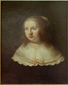 女性のポートレート 作： Rembrandt van Rijn