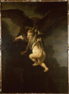 ワシのグリップのガニメデ 作： Rembrandt van Rijn