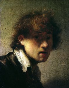 若い男の頭または自画像、1629
