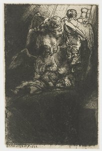 ヤコブのはしご 作： Rembrandt van Rijn