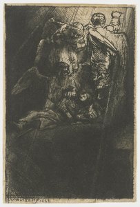ヤコブのはしご 作： Rembrandt van Rijn