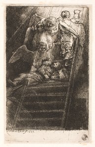 ヤコブの梯子 作： Rembrandt van Rijn