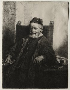 Jan Lutma、ゴールドスミス、1656年。 作： Rembrandt van Rijn