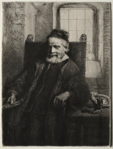 Jan Lutma、ゴールドスミス、1656年。 作： Rembrandt van Rijn