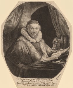 ヤン・ウイテンボガート 作： Rembrandt van Rijn