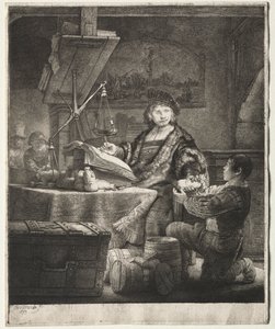 ヤン・ウイテンボガート 作： Rembrandt van Rijn