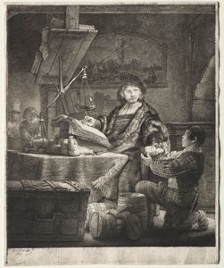 Jan Uytenbogaert、1639年。 作： Rembrandt van Rijn