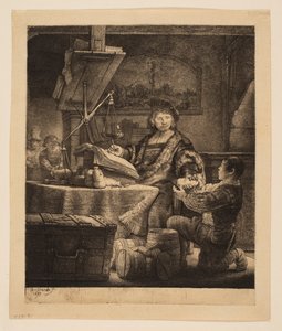 Jan Uytenbogaert、管制官 ("The Goldweighter") 作： Rembrandt van Rijn