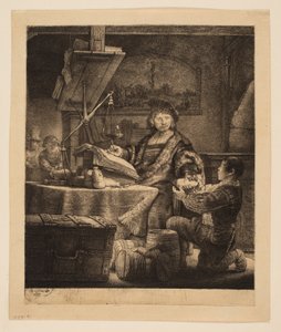 Jan Uytenbogaert、管制官 ("The Goldweighter") 作： Rembrandt van Rijn