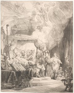 聖母マリアの死 作： Rembrandt van Rijn