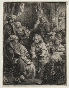 夢を語るヨセフ 作： Rembrandt van Rijn