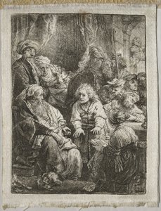 ジョセフが夢を語る、1638年。 作： Rembrandt van Rijn