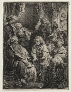 ジョセフが夢を語る、1638年。 作： Rembrandt van Rijn