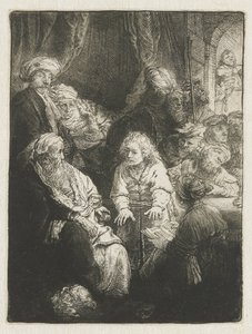 ジョセフが夢を語る 作： Rembrandt van Rijn