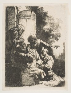 ヨセフのコートがジェイコブにもたらされた。 1633年。 作： Rembrandt van Rijn