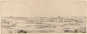 ハールレムを望む風景 (金秤の畑) 作： Rembrandt van Rijn