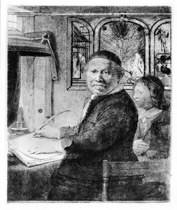 コッペノールのリーベン・ウィレムス、1658年頃（エッチング） 作： Rembrandt van Rijn
