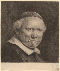 リーヴェン・ウィレムス・ヴァン・コッペノール：より大きなプレート 作： Rembrandt van Rijn
