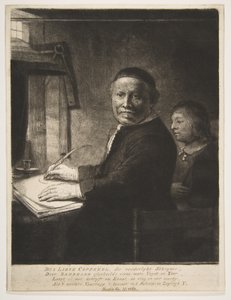 リーヴァンウィレムスファンコッペノールと孫、1658年頃。 作： Rembrandt van Rijn