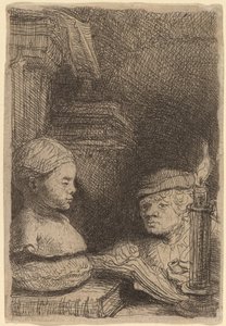キャストから描く男 作： Rembrandt van Rijn
