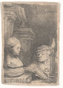 キャストから描く男 作： Rembrandt van Rijn