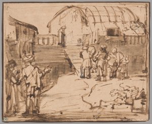 ノアの方舟 作： Rembrandt van Rijn