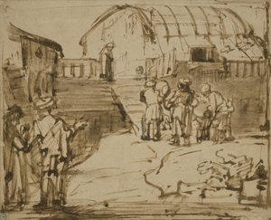 ノアの箱舟、1660 作： Rembrandt van Rijn