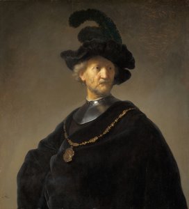 金の鎖をつけた老人、1631年。