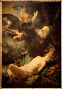 Opferung Isaaks 作： Rembrandt van Rijn