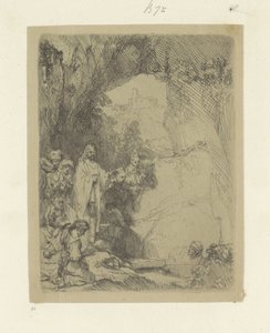 Opwekking van Lazarus: 小さな広場 原画集85点（連載タイトル） 作： Rembrandt van Rijn