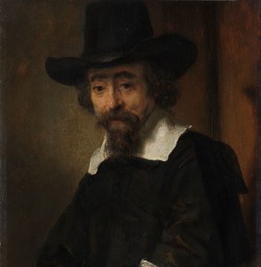 エフライム井戸の肖像 エフライム・ウェル博士の肖像 作： Rembrandt van Rijn