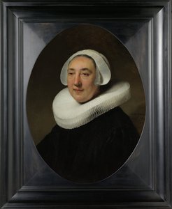Haesje Jacobsdr van Cleyburgの肖像、1634年