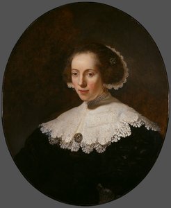 女性の肖像、1632-35年 作： Rembrandt van Rijn