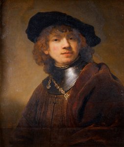 若い男の肖像、1639年頃 作： Rembrandt van Rijn