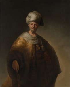 東洋人の肖像、高貴な奴隷、1632 作： Rembrandt van Rijn