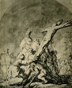 十字架の引き上げ 作： Rembrandt van Rijn