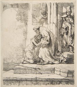 放蕩息子の帰還、1620-69。 作： Rembrandt van Rijn