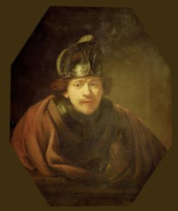 戦士としての自画像 作： Rembrandt van Rijn
