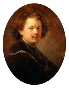 自画像、1633 作： Rembrandt van Rijn