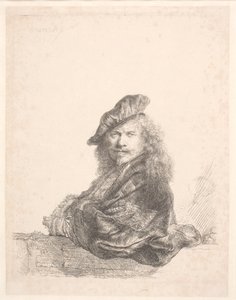 自画像 作： Rembrandt van Rijn