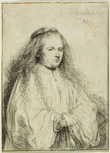 聖カタリナ (小さなユダヤ人の花嫁) 作： Rembrandt van Rijn