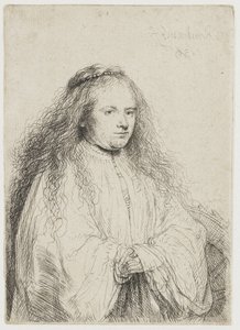 聖カタリナ (「小さなユダヤ人の花嫁」) 作： Rembrandt van Rijn
