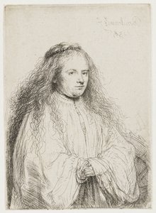 聖カタリナ (「小さなユダヤ人の花嫁」) 作： Rembrandt van Rijn