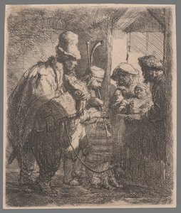 宦官の洗礼 作： Rembrandt van Rijn