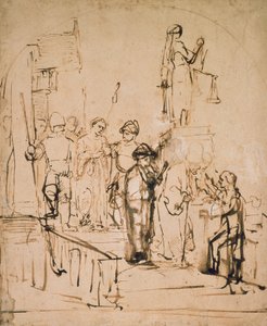 スザンナは裁判にかけられた、17世紀 作： Rembrandt van Rijn