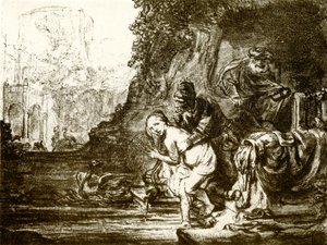 スザンナと長老 作： Rembrandt van Rijn